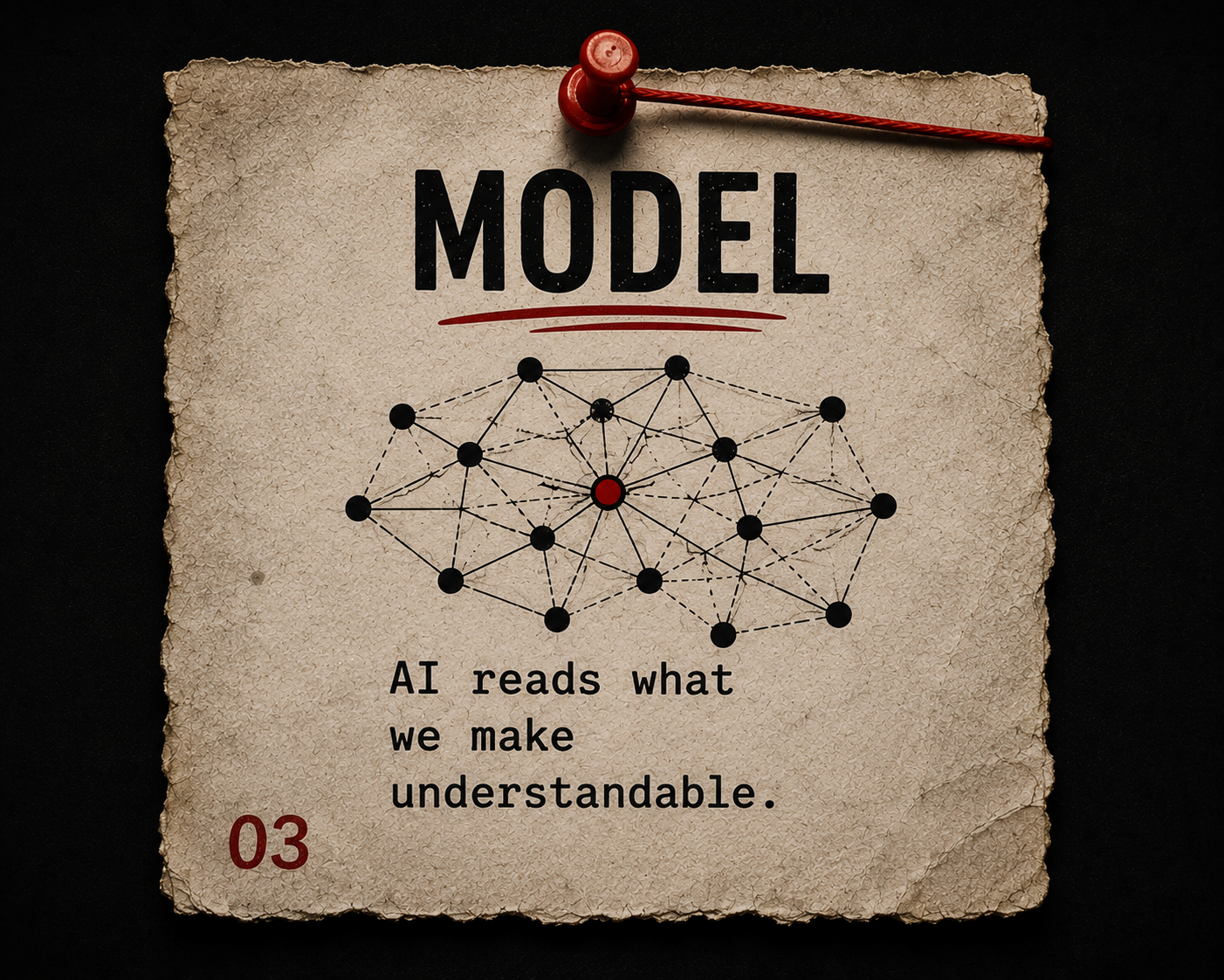 Corpus Model layer card showing a network of connected nodes.
